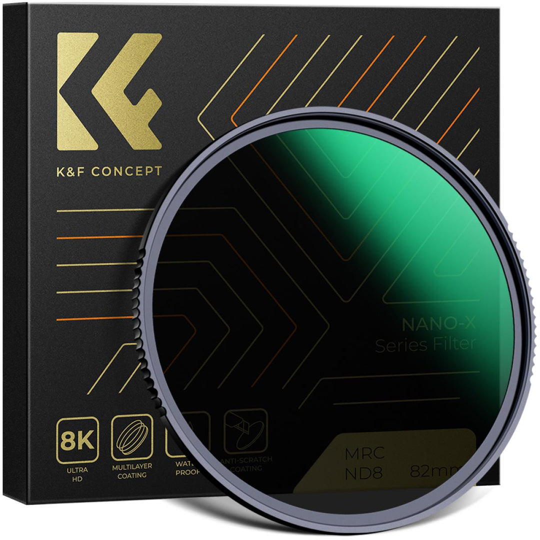 K&amp;F Concept Nano-X 系列 ND 滤镜 ND8（3 档）滤镜固定中性密度滤镜