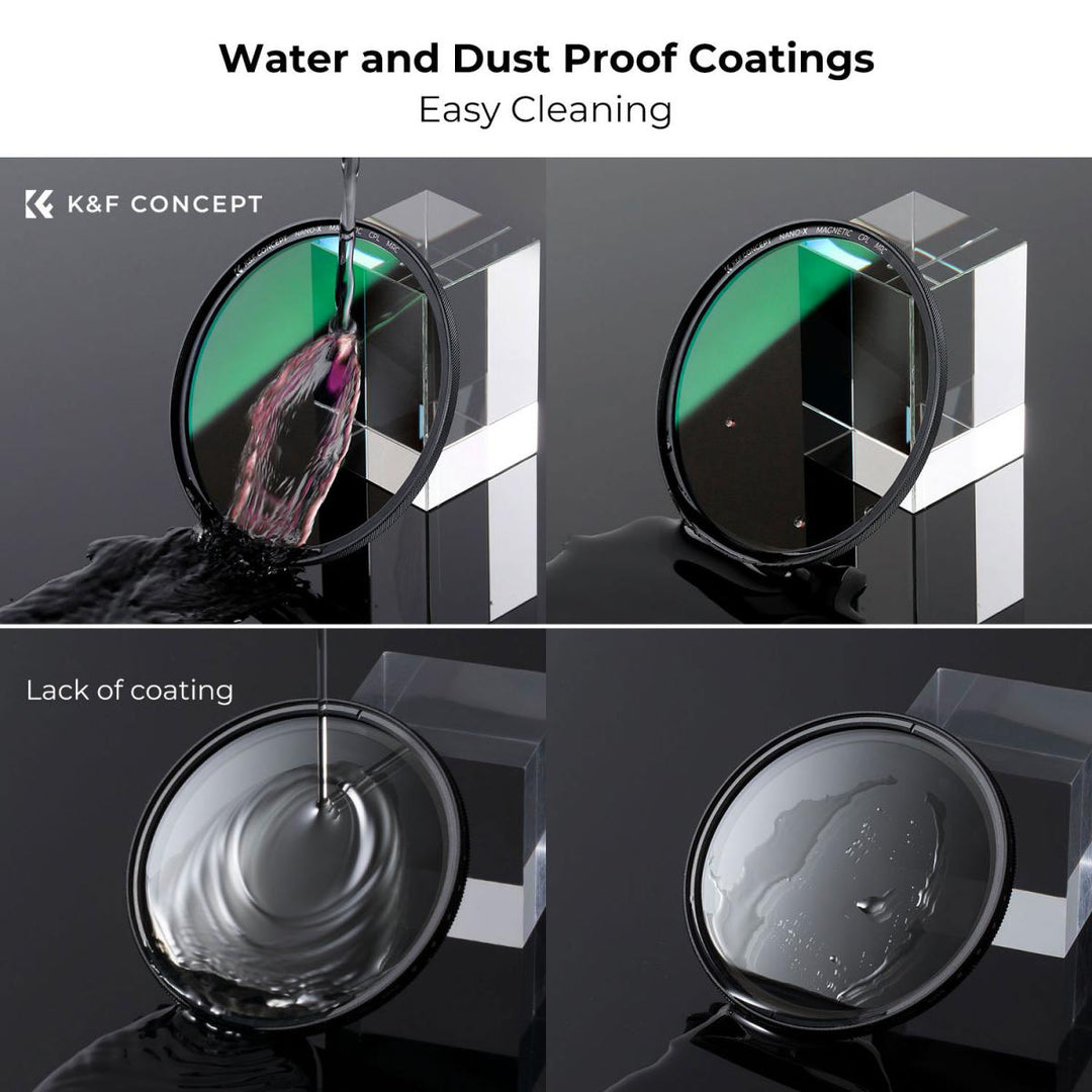 K&amp;F Concept CPL 滤镜 Nano-X 系列磁性滤镜 绿色涂层防刮（磁性版） 
