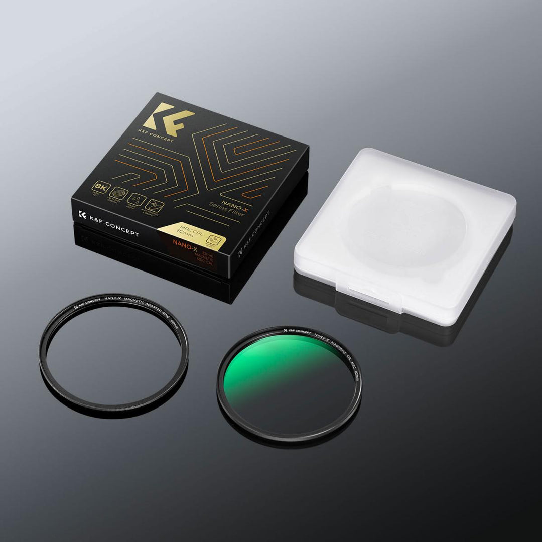K&amp;F Concept CPL 滤镜 Nano-X 系列磁性滤镜 绿色涂层防刮（磁性版） 