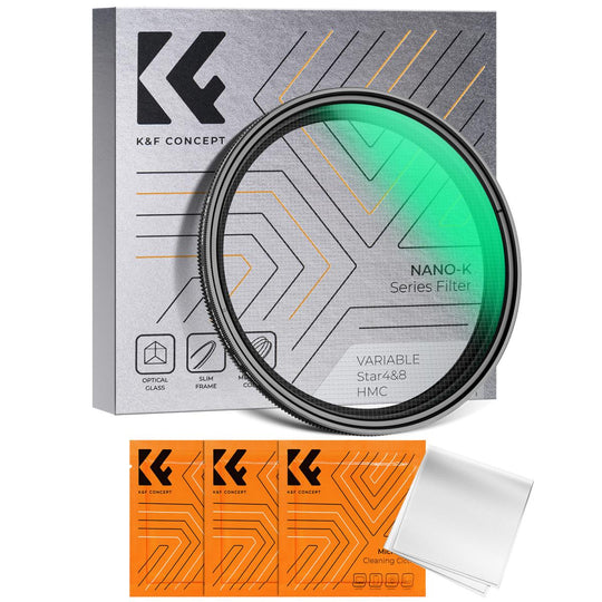 K&amp;F Concept 4-8 点可变星光滤镜十字屏