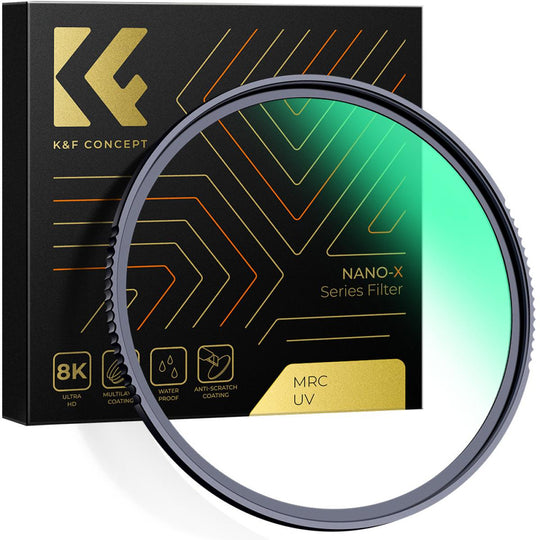 K&amp;F Concept 紫外线过滤器 Nano-X 系列 德国光学玻璃绿色涂层防刮