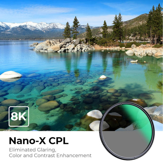K&amp;F Concept CPL 滤光片 Nano-X 系列 德国光学玻璃 绿色涂层 防刮