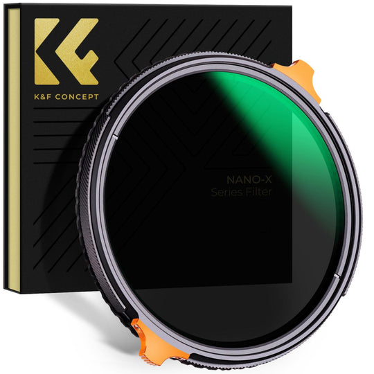 K&amp;F Concept ND4-ND64（2-6 档）可变 ND 滤镜和 CPL 圆偏振滤镜二合一