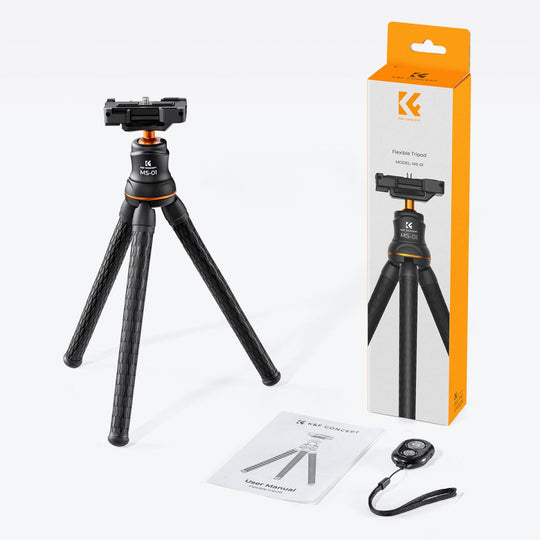K&amp;F 概念相机三脚架多功能迷你灵活手机支架手机三脚架 MS01