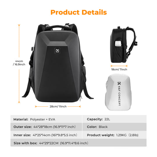 K&amp;F Concept 背包 22L 相机包