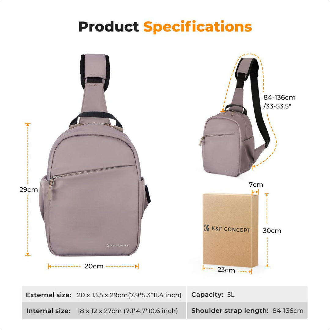 K&amp;F Concept Urban Wander 相机单肩包 5L