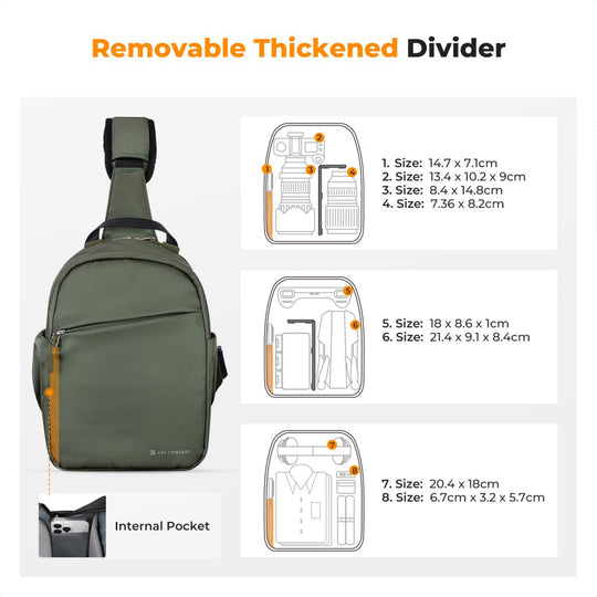 K&amp;F Concept Urban Wander 相机单肩包 5L