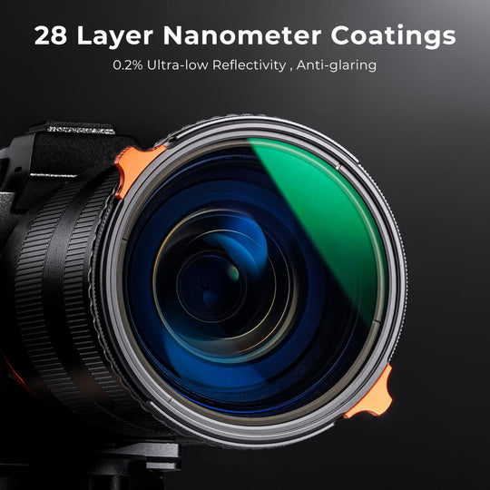 K&amp;F Concept ND4-ND64（2-6 档）可变 ND 滤镜和 CPL 圆偏振滤镜二合一