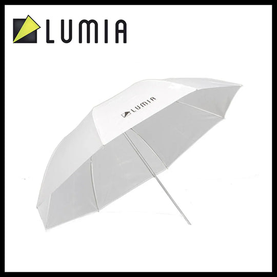 Lumia 100 White Foldable Umbrella - Red Dot Photo