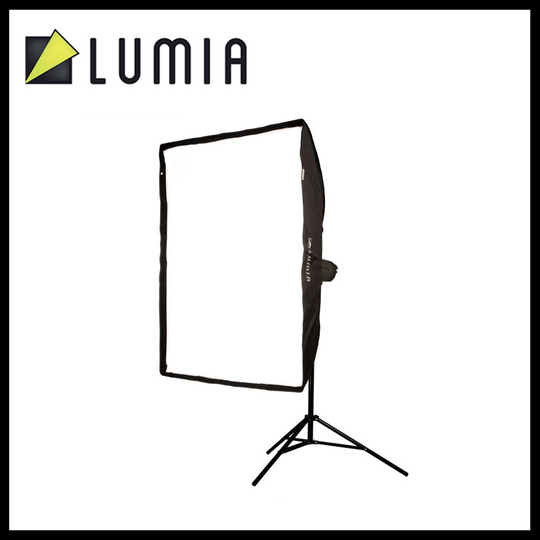 Lumia 60x90 工作室柔光箱带网格（Bowen 支架）快速折叠柔光箱兼容 Aputure 和 Godox