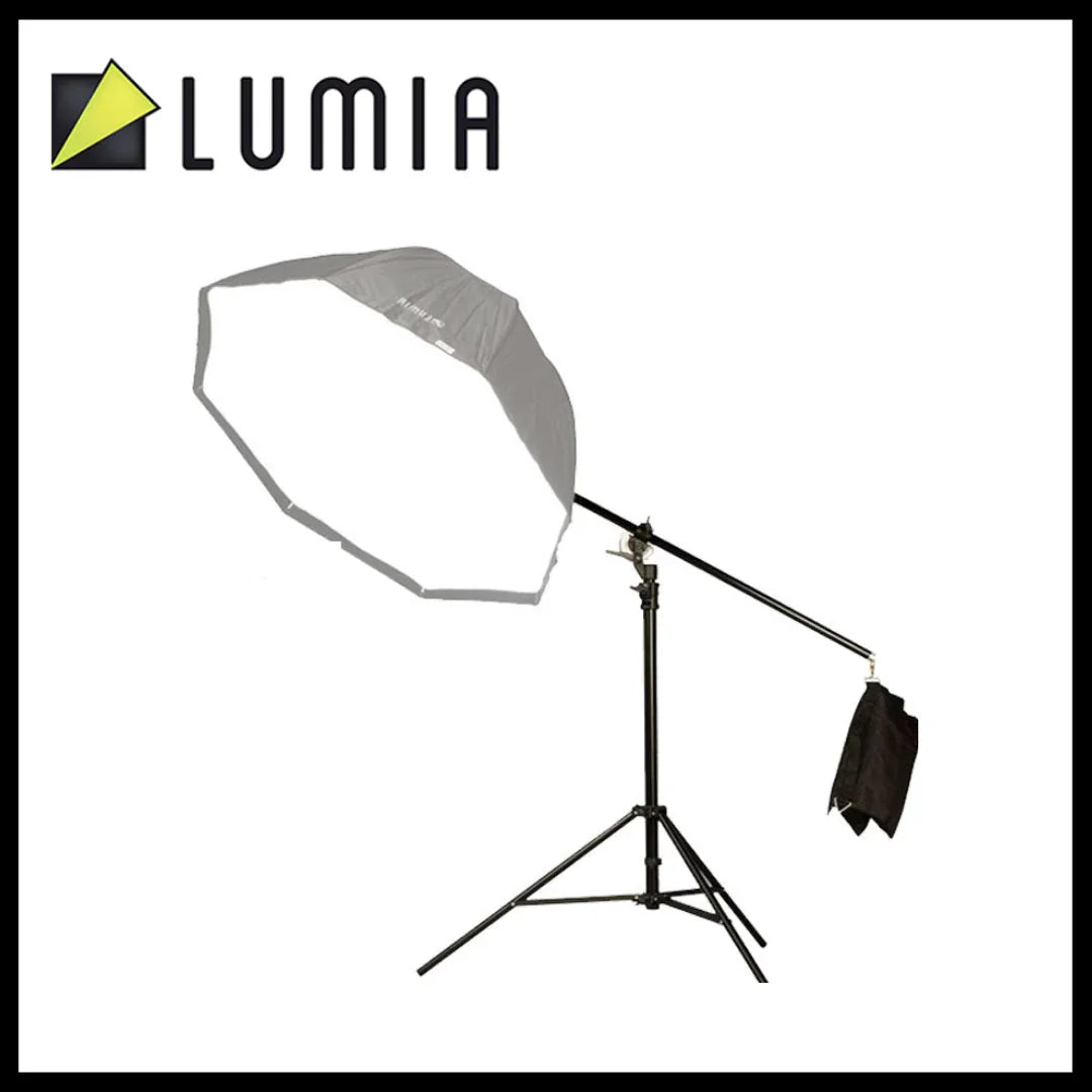 Lumia Boom Stand Heavy Duty Light Stand with Integrated Boom Arm with Sand Bag Photography Accessories BS400 BS500 - Red Dot Photo