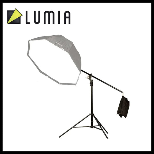 Lumia Boom Stand Heavy Duty Light Stand with Integrated Boom Arm with Sand Bag Photography Accessories BS400 BS500 - Red Dot Photo