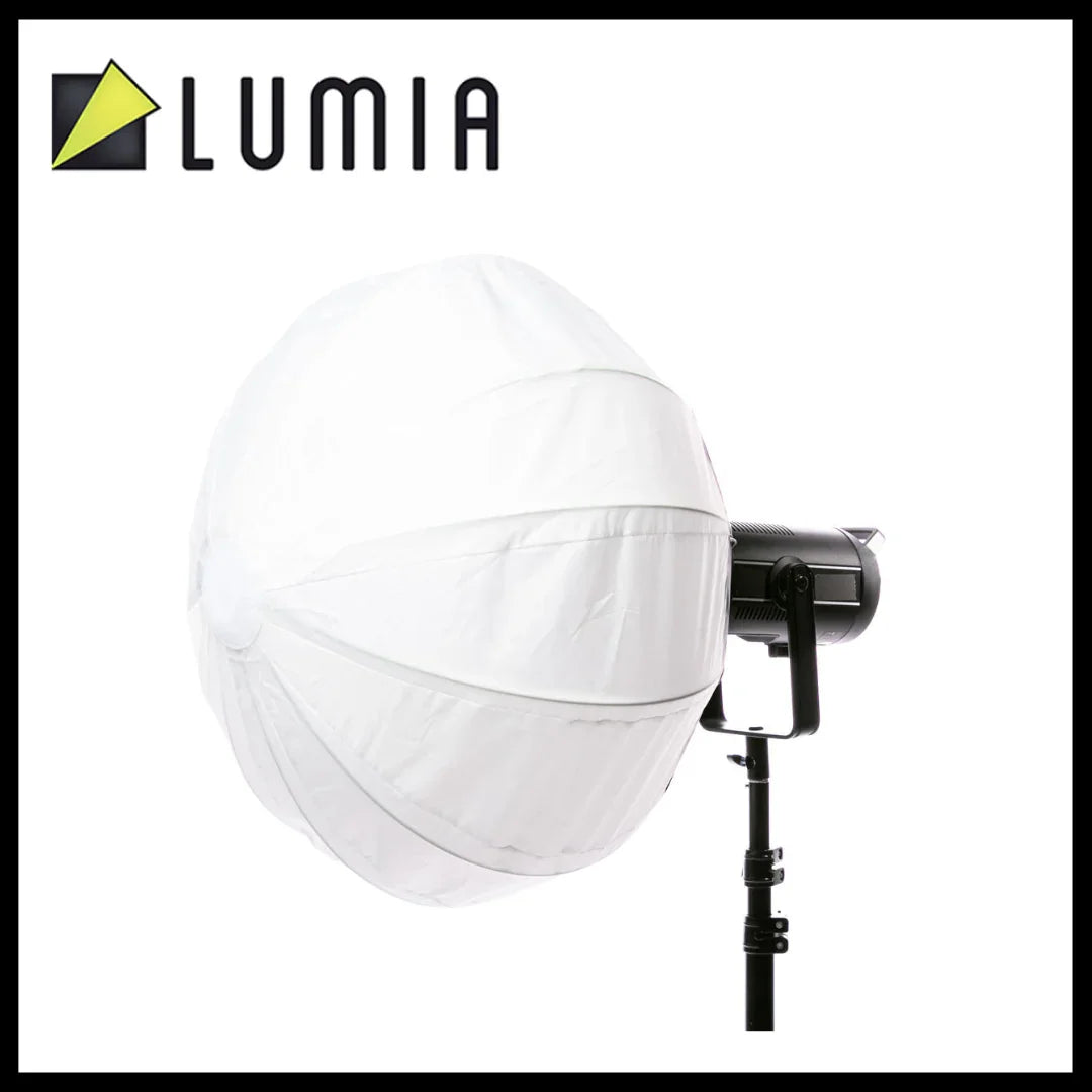 Lumia Lantern 65cm Softbox Collapsible Light Modifier with Bowen Mount Quick Install (Similar to Aputure Lantern) - Red Dot Photo