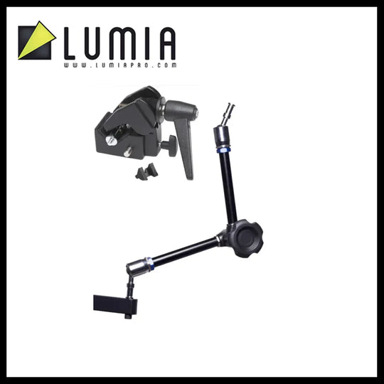 Lumia Variable Friction Magic Arm similar to Manfrotto 244 For mounting arm extension LED Lights Microphones Cameras - Red Dot Photo