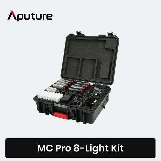 Aputure MC Pro RGBWW LED 灯面板，适合内容创作者和摄像师（生产 8 灯套件）