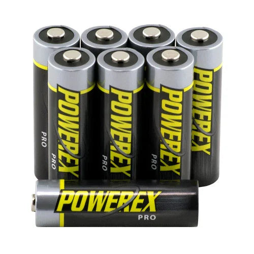 [FREE DELIVERY] Powerex Pro Precharged AA Rechargeable NiMH Batteries 2700mAh (8-pack) - Red Dot Photo