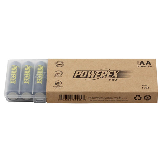 [FREE DELIVERY] Powerex Pro Precharged AA Rechargeable NiMH Batteries 2700mAh (8-pack) - Red Dot Photo