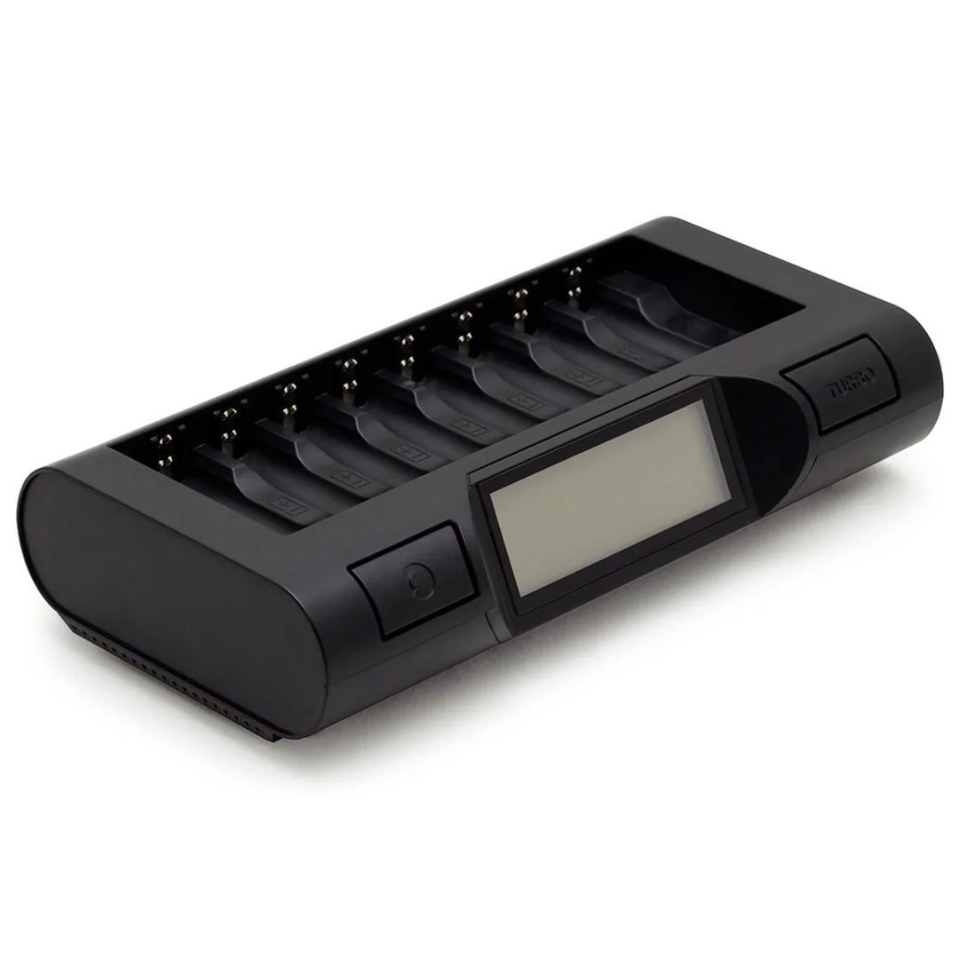 Powerex MH-C980 8-Cell AA/AAA Charger and Analyzer - Red Dot Photo