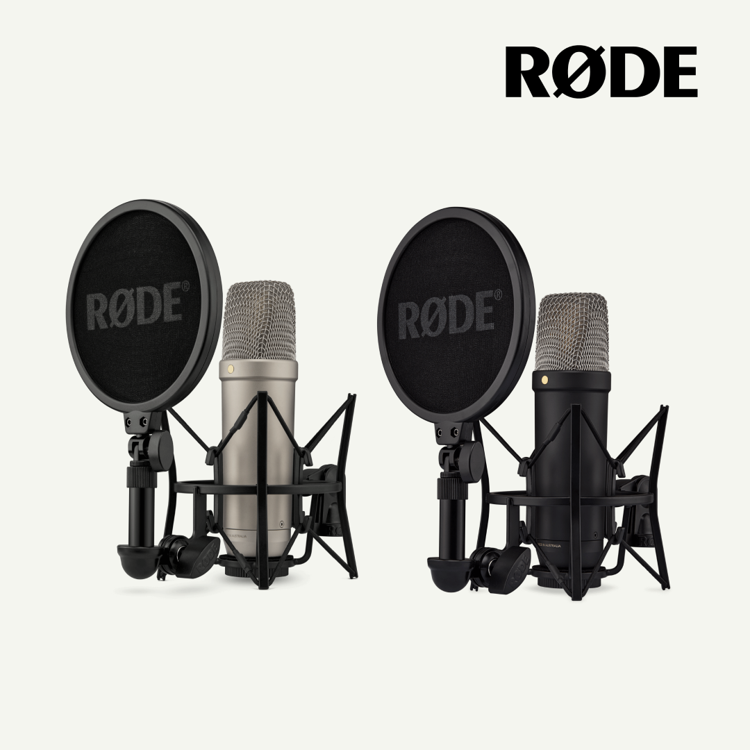 RODE NT1 第五代心形电容 XLR/USB 麦克风 32 位浮点，适用于播客直播