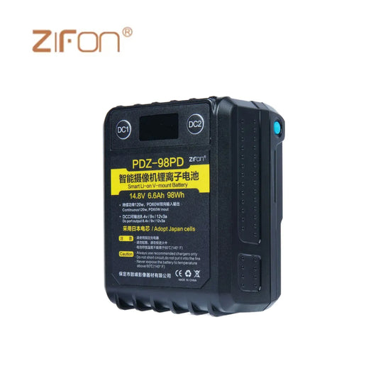 ZiFon PDZ-98PD 98Wh 14.8V V 型接口电池（适用于 Aputure）