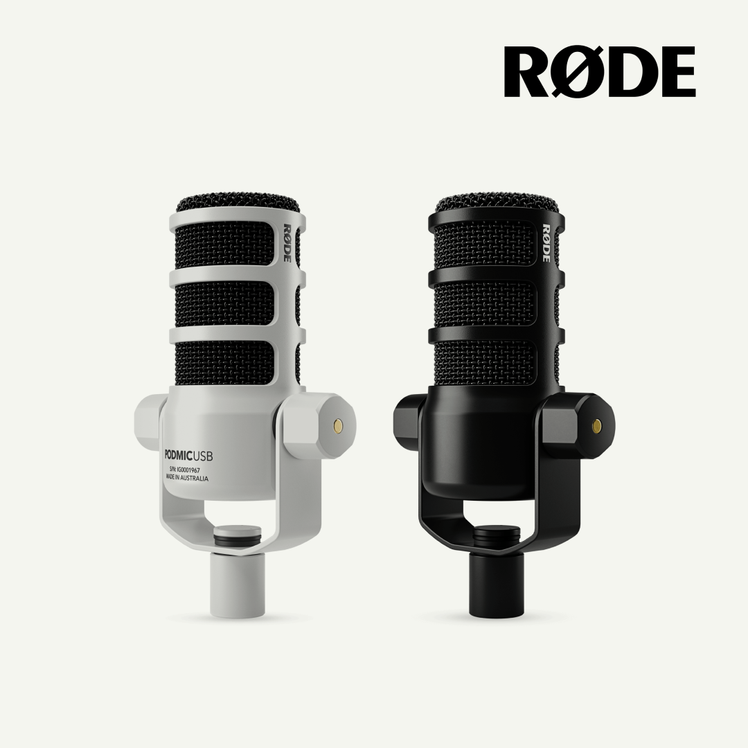 Rode Podmic 动态播客麦克风 USB-C 和 XLR 麦克风 录音室麦克风