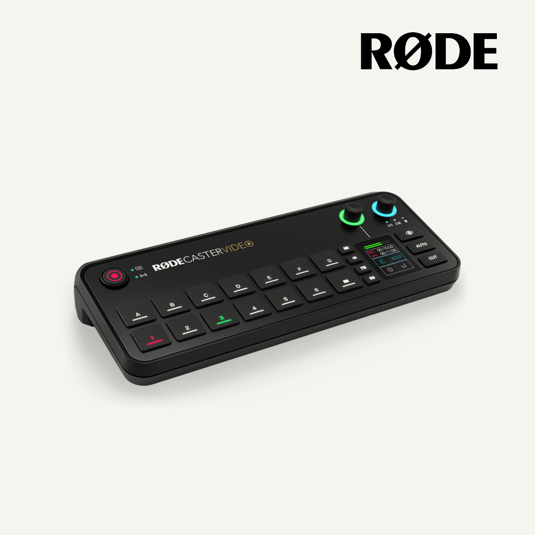 Rodecaster Video（视频和音频制作控制台）