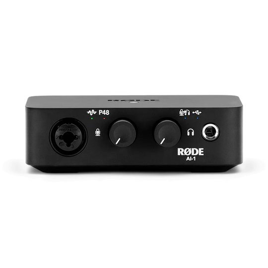Rode AI-1 USB Audio Interface (Studio Quality AI1 Audio Mixer) - Red Dot Photo