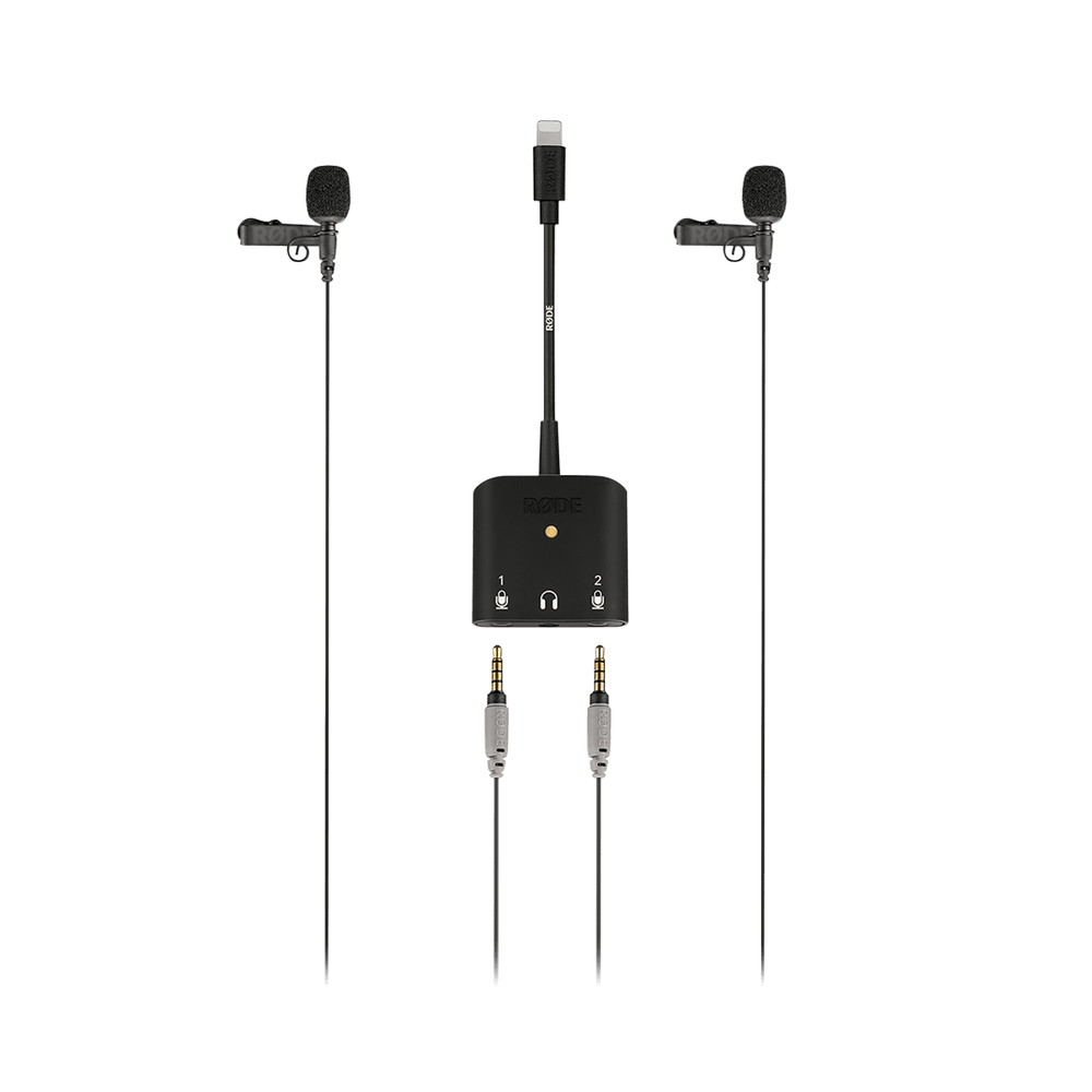 Rode SC6-L 移动采访套件，带接口和 2 个 smartLav+ 麦克风