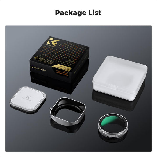 K&amp;F Concept x100vi 镜头 UV 滤镜，带遮光罩、镜头盖和三件套