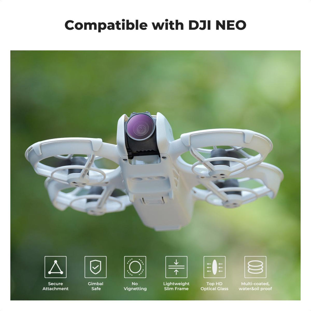 K&amp;F Concept DJI NEO ND 滤镜套装 4 件装 ND8+ND16+ND32+ND64