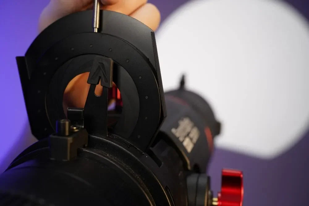Aputure Spotlight Mini Zoom - Precision Projection Lens for LS 60d and 60x Lights - Red Dot Photo