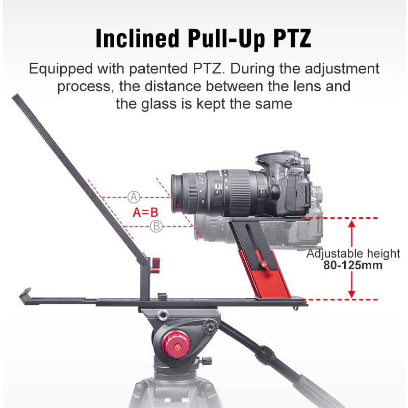 Camera with PTZ mechanism on a white background