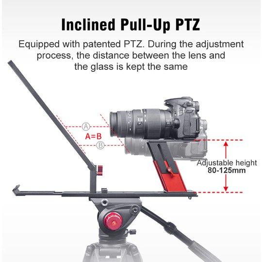 Camera with PTZ mechanism on a white background
