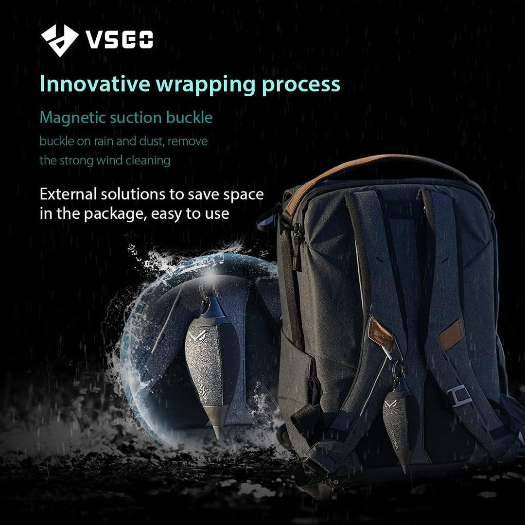 VSGO V-B03E Falcon-S Outdoor Air Blower V-B03E with Dust Filter and Replaceable Nozzle - Red Dot Photo