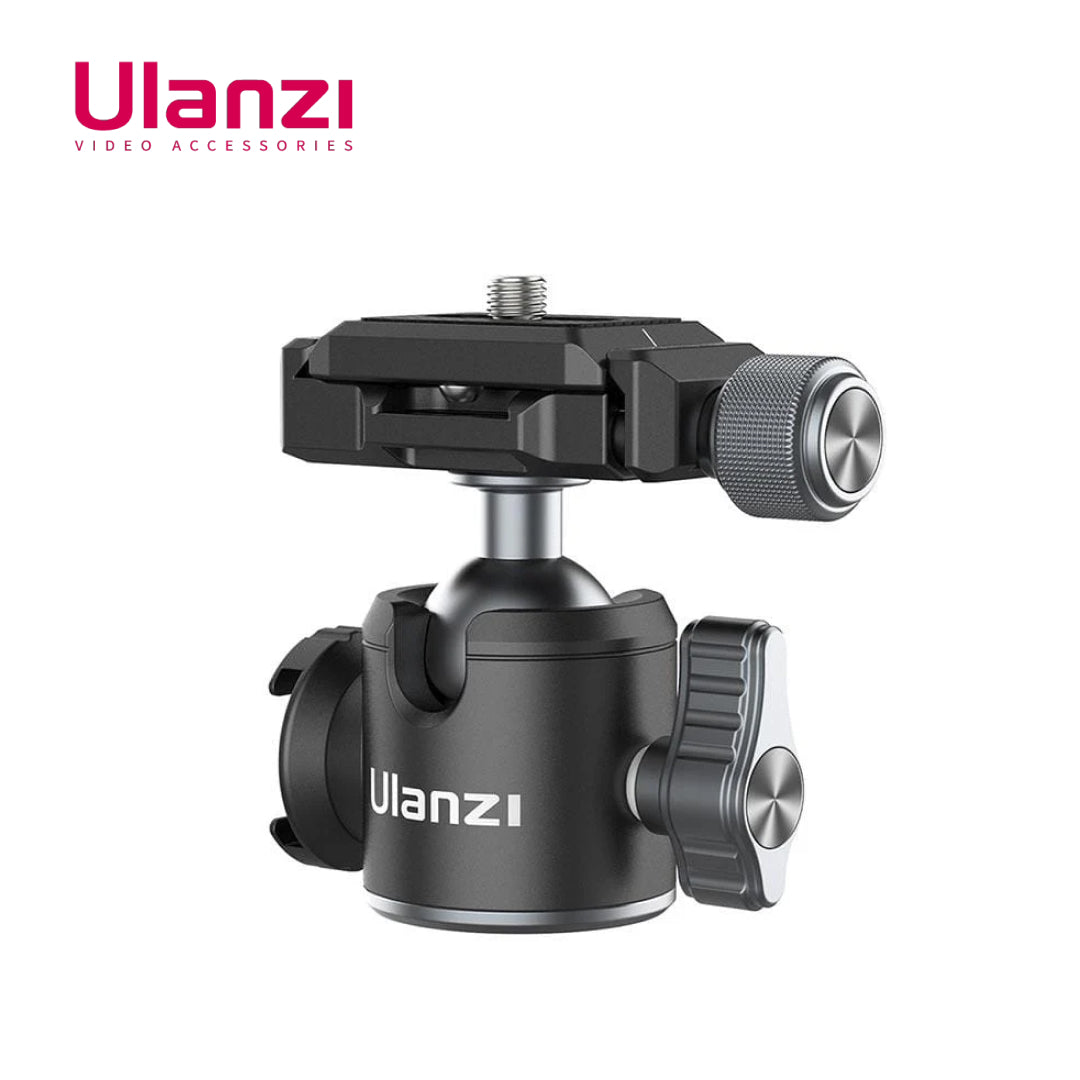Camera ball head with Ulanzi branding on a white background