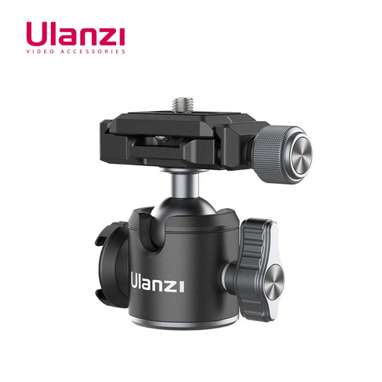 Camera ball head with Ulanzi branding on a white background