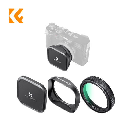 K&amp;F Concept x100vi 镜头 UV 滤镜，带遮光罩、镜头盖和三件套