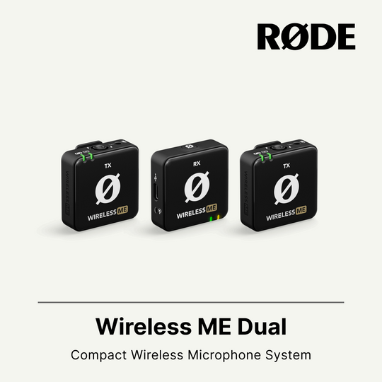 Rode Wireless ME 紧凑型数字无线麦克风系统，用于创作采访内容