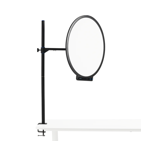 amaran Verge Max 双色圆形 LED 灯板（炭灰色和白色）