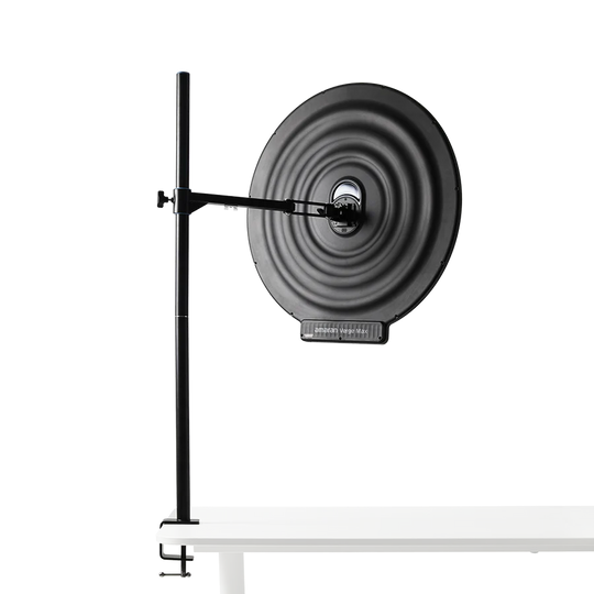 amaran Verge Max 双色圆形 LED 灯板（炭灰色和白色）