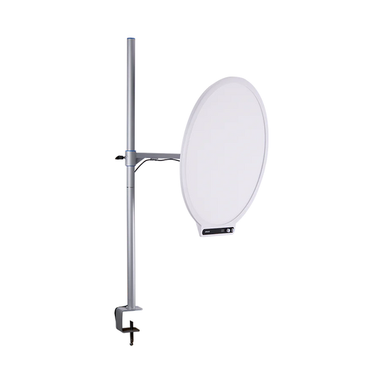 amaran Verge Max 双色圆形 LED 灯板（炭灰色和白色）