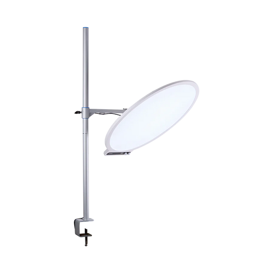 amaran Verge Max 双色圆形 LED 灯板（炭灰色和白色）