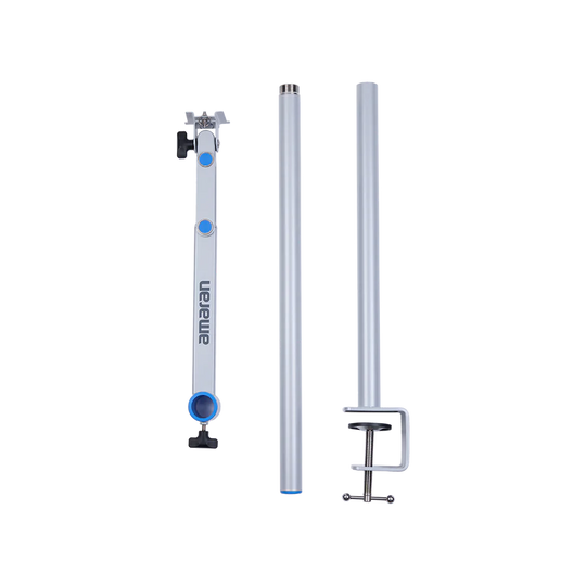 amaran Verge Max 双色圆形 LED 灯板（炭灰色和白色）