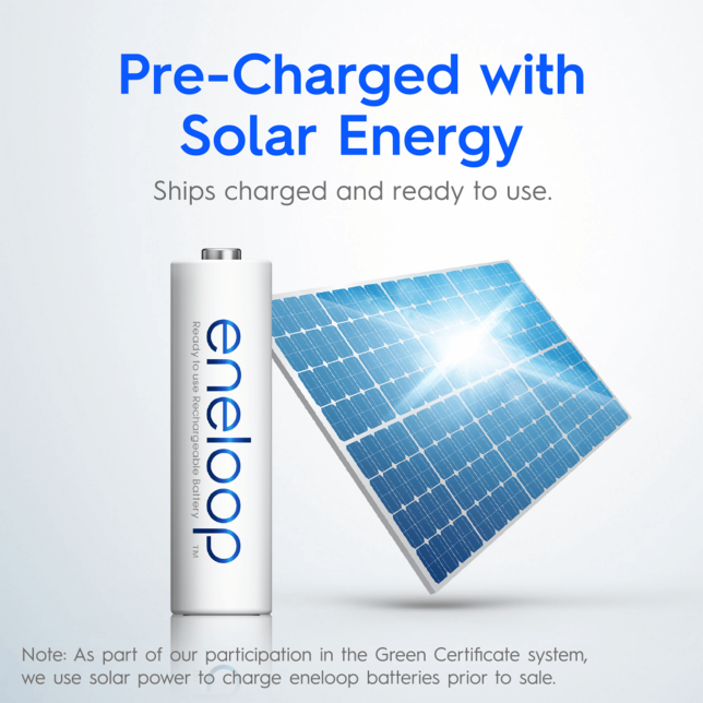 [日本制造] [免费送货] [2020 年 5 月] 松下 Eneloop 2000mAh 镍氢可充电 AA 预充电电池，附赠电池盒