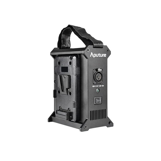 Aputure 2-Bay Battery Power Station For Aputure Nova P300C, 200D and more (V-Mount) - Red Dot Photo