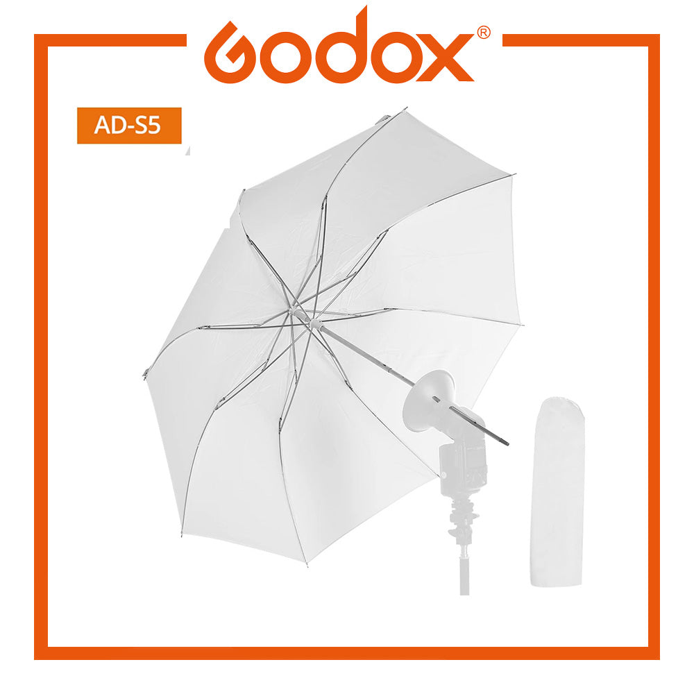 Godox AD-S5 94厘米白色可折叠柔光柔光伞