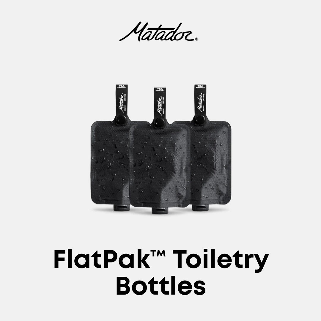 Matador FlatPak 洗漱瓶 3 瓶装