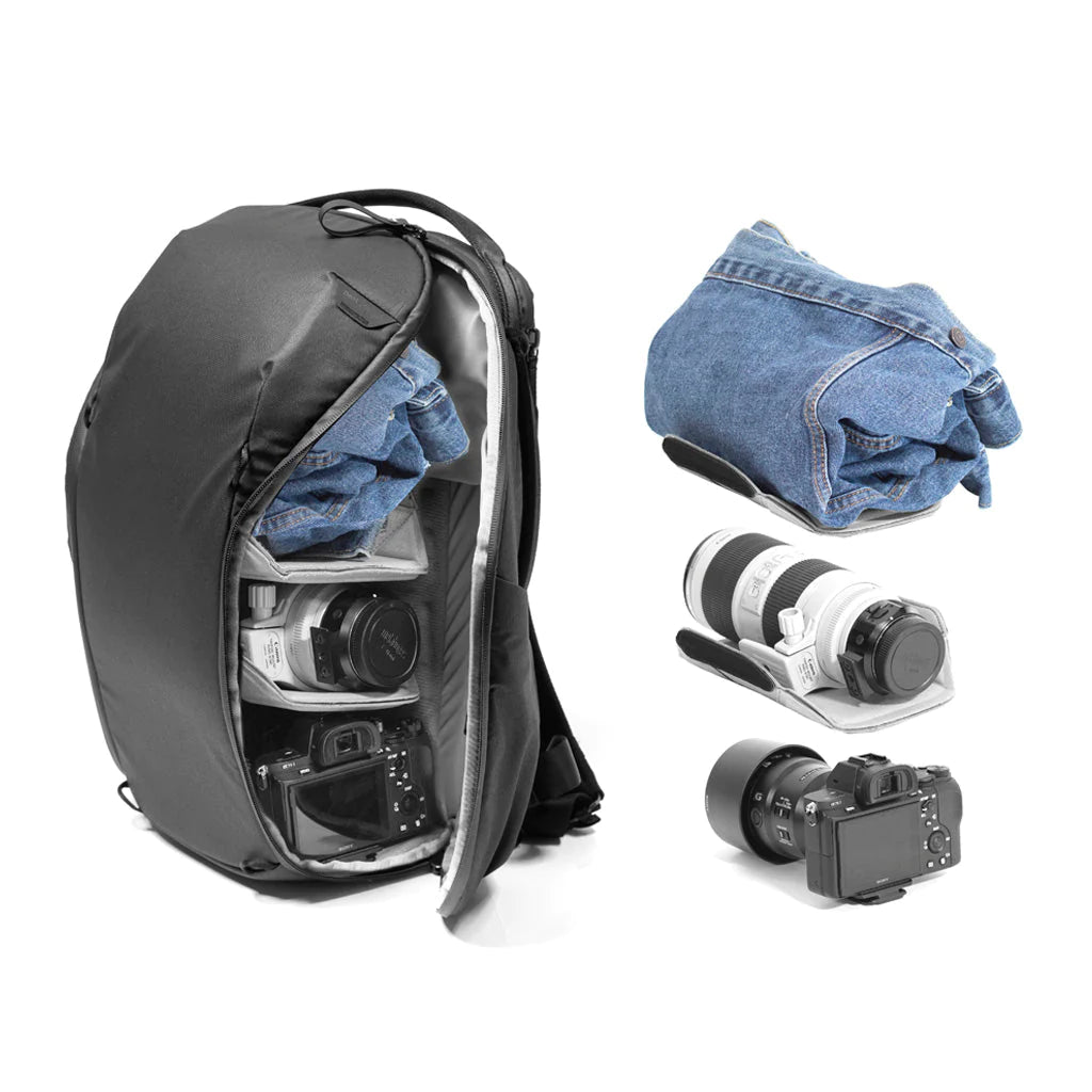 （当天发货）Peak Design 日常背包拉链 20L（黑色、灰白色、午夜色）