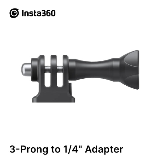 Insta360 三爪安装座转 1/4 英寸-20 螺纹适配器