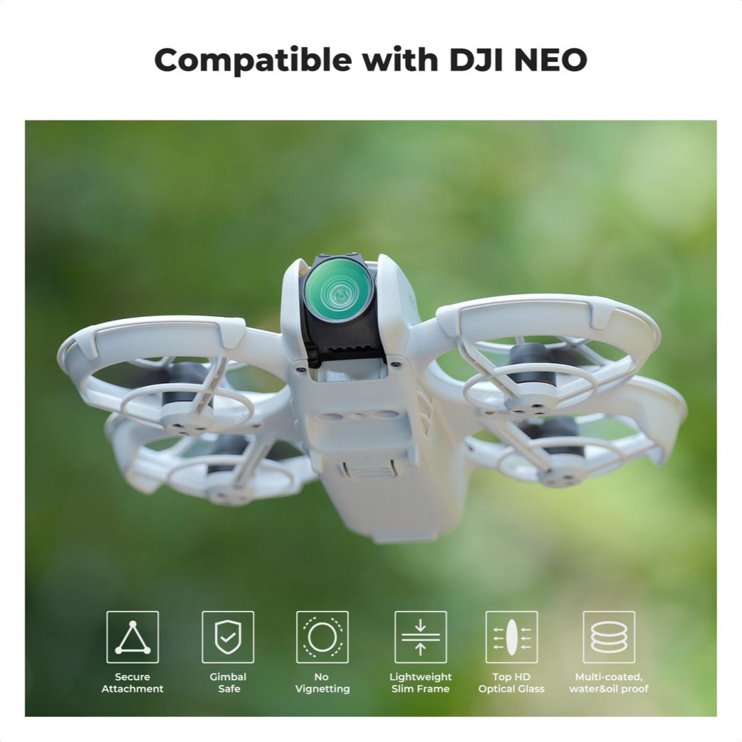 K&amp;F Concept DJI NEO ND 和 CPL 滤镜套装 6 件套 UV+CPL+ND8+ND16+ND32+ND64